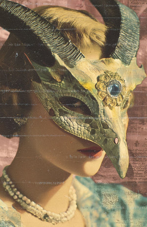 Collage Soup Halloween Spooky Bougie – Translucent Scrap Pack | 50 Vellum Sheets for Collage, Journals & Mixed Media