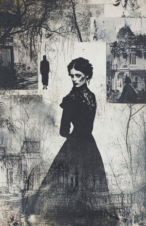 Collage Soup Halloween Spooky Bougie – Translucent Scrap Pack | 50 Vellum Sheets for Collage, Journals & Mixed Media