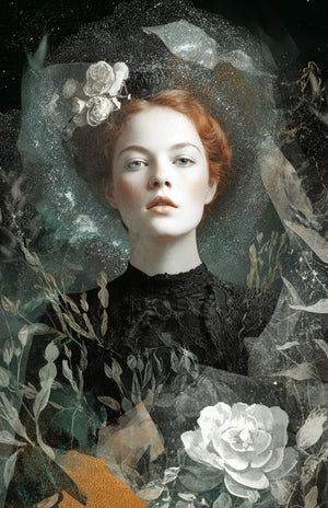 Collage Soup Halloween Spooky Bougie – Translucent Scrap Pack | 50 Vellum Sheets for Collage, Journals & Mixed Media