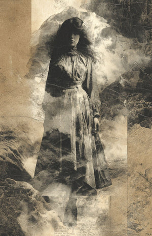 Collage Soup Halloween Spooky Bougie – Translucent Scrap Pack | 50 Vellum Sheets for Collage, Journals & Mixed Media