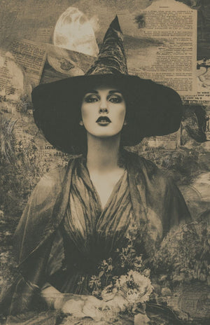 Collage Soup Halloween Spooky Bougie – Translucent Scrap Pack | 50 Vellum Sheets for Collage, Journals & Mixed Media