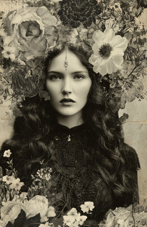 Collage Soup Halloween Spooky Bougie – Translucent Scrap Pack | 50 Vellum Sheets for Collage, Journals & Mixed Media