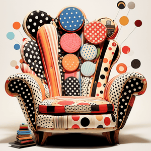 Collage Soup Hare Today, Chair Tomorrow: 110-Page Whimsical Collage Book of Hares & Chairs