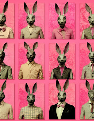 Collage Soup Hare Today, Chair Tomorrow | eBook | Whimsical hare & chair collage sheets for creative projects