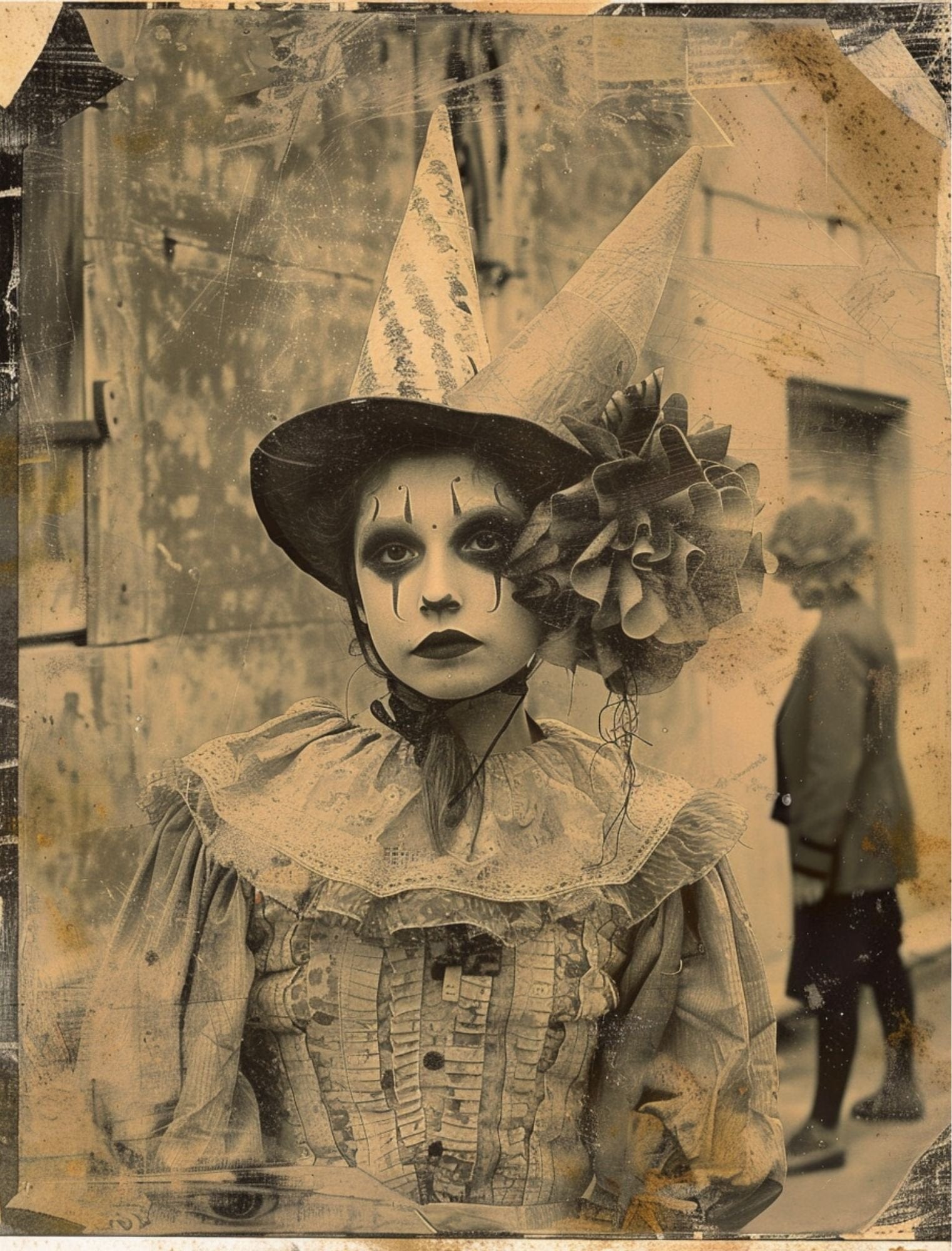 Collage Soup Here Come The Clowns: 75-Page Printable Circus-Themed Collage eBook