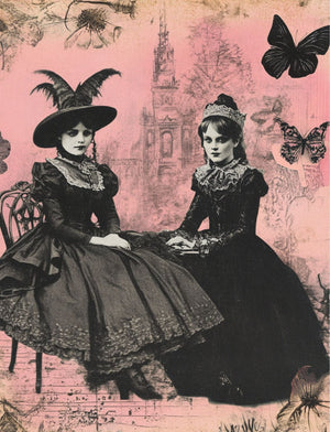 Collage Soup Hex Appeal: A Gothic Collage Book Featuring Witches, Bats, and Magic – 90 Pages