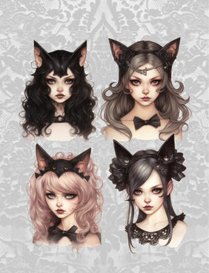 Collage Soup Hexy & I Know It (Paperback) Halloween & Goth Collage Book – 90+ Pages