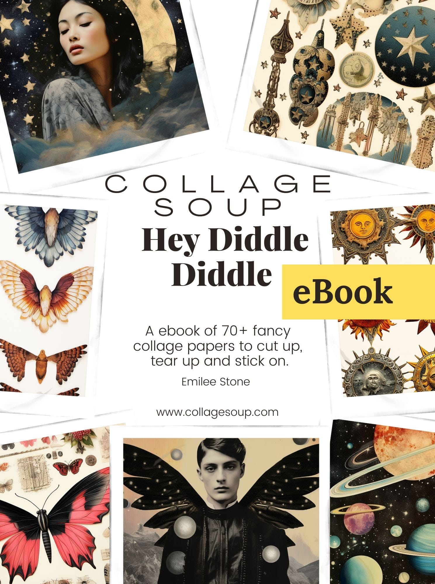 Collage Soup Hey Diddle Diddle eBook (Digital Download – Not a Paperback)
