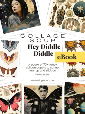 Collage Soup Hey Diddle Diddle eBook (Digital Download – Not a Paperback)