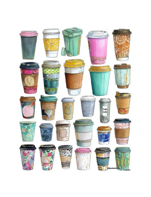 Collage Soup I Need A Drink (eBook) Coffee, Cocktails & Cups for Journals & Mixed Media – 72 Pages