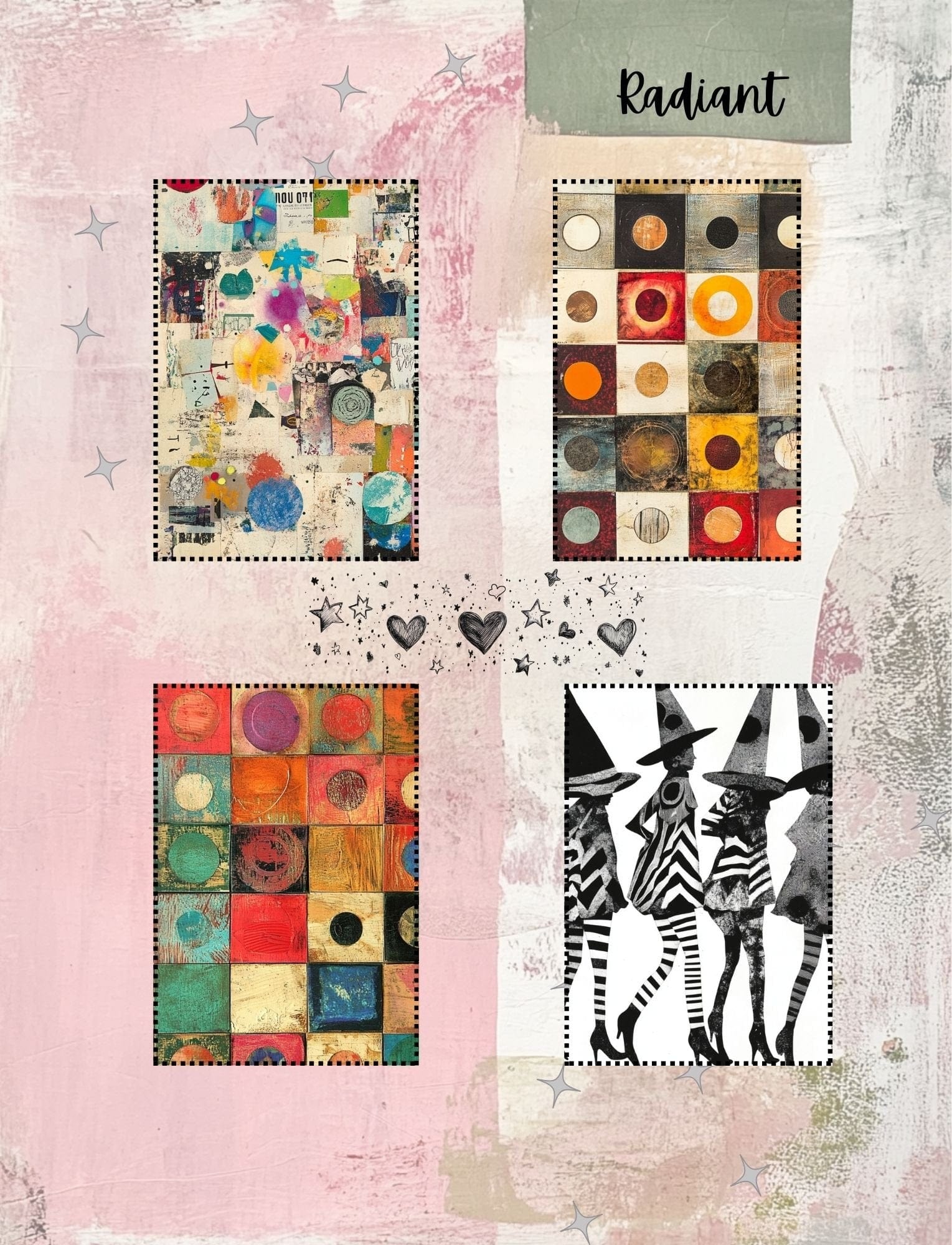 Collage Soup I Need This In My Life: 92 Cut-Outs for ATCs & 23 Backgrounds