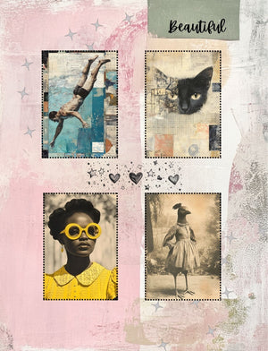 Collage Soup I Need This In My Life (eBook) 108 Printable ATC Images for Collage