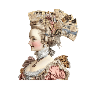 Collage Soup Ladies in Waiting Digi-Bites | Digital Download | Digital Die Cuts for Collage, Journaling, Mixed Media