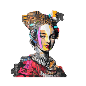 Collage Soup Ladies in Waiting Digi-Bites | Digital Download | Digital Die Cuts for Collage, Journaling, Mixed Media