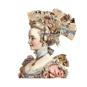 Collage Soup Ladies in Waiting – Paper Bites | Renaissance-Inspired Die Cuts for Journals, Collage & Mixed Media