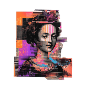 Collage Soup Ladies in Waiting – Paper Bites | Renaissance-Inspired Die Cuts for Journals, Collage & Mixed Media