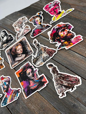 Collage Soup Ladies in Waiting – Paper Bites | Renaissance-Inspired Die Cuts for Journals, Collage & Mixed Media