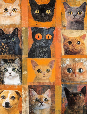 Collage Soup Lady Marmalade (eBook) – Orange-Themed Collage Art Collection – 72 Pages