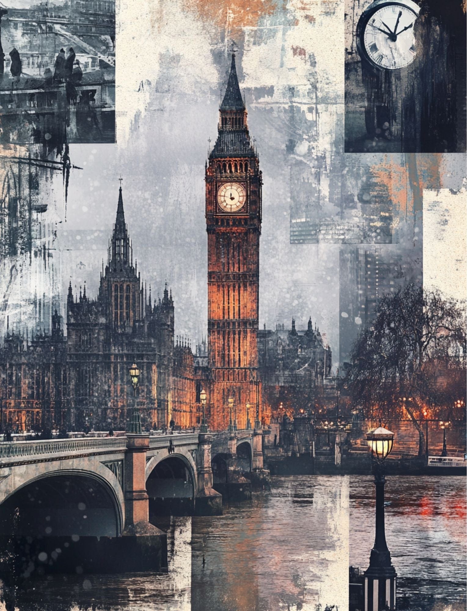 Collage Soup London Calling - Guest Collaborator Wendy Aspinall