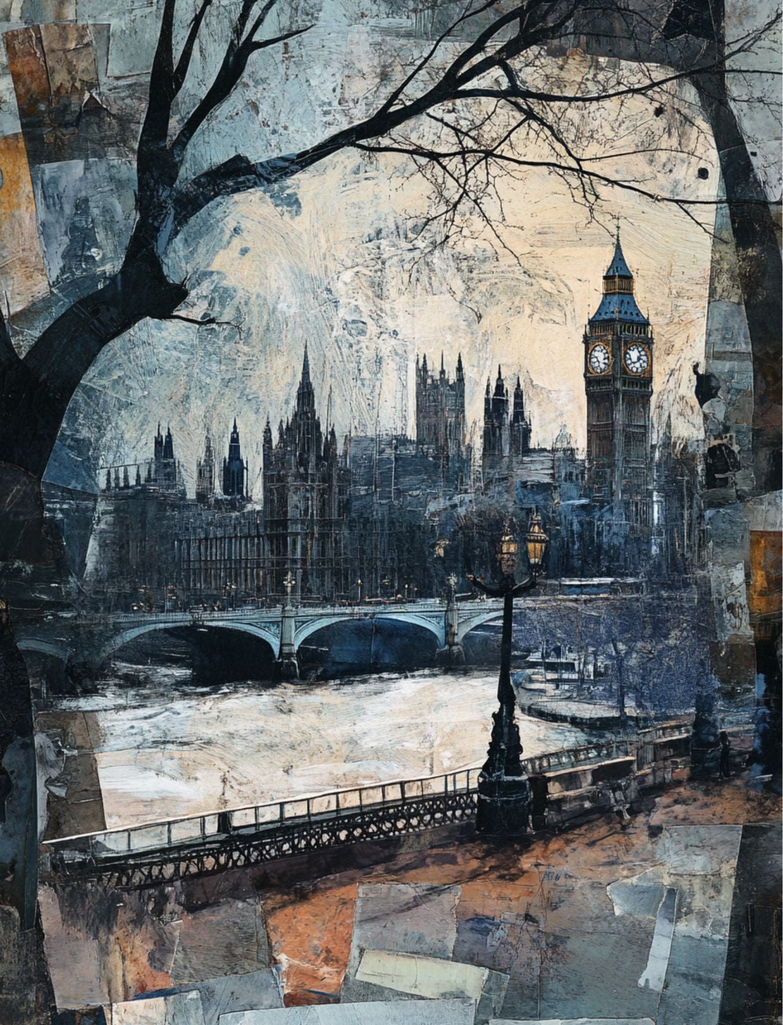 Collage Soup London Calling - Guest Collaborator Wendy Aspinall