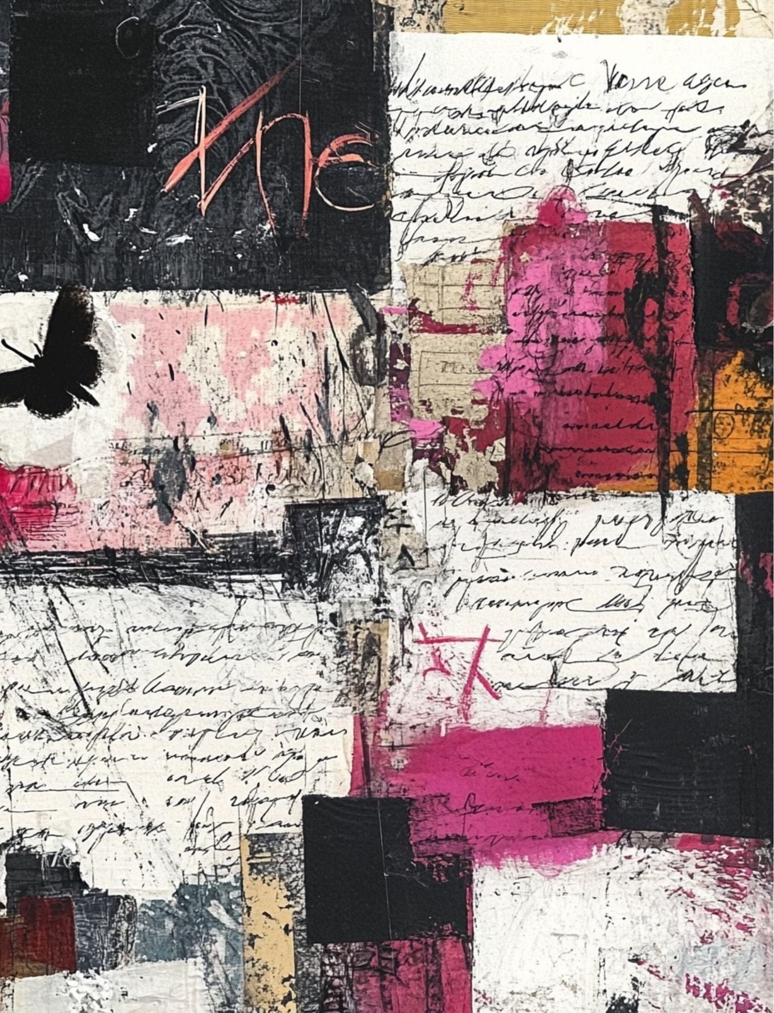 Collage Soup Lost Letters eBook | Abstract Writing, Texture & Emotion for Collage Artists
