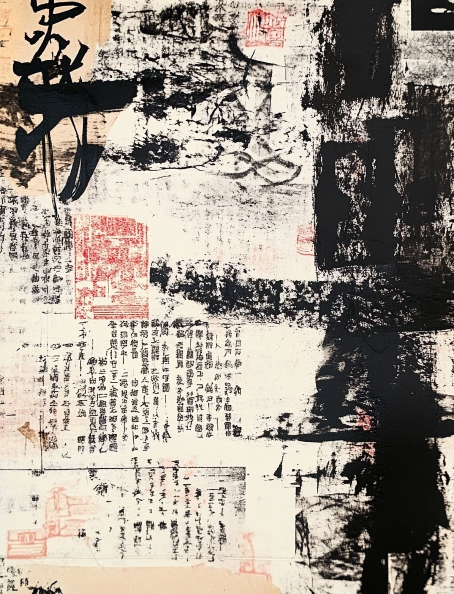 Collage Soup Lost Letters eBook | Abstract Writing, Texture & Emotion for Collage Artists