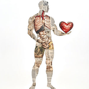 Collage Soup Love Sprouts Paper Bites: 12 Vibrant Pre-Cut Floral and Quirky Paper Designs 110 lb. Paper