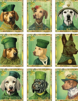 Collage Soup Mean Green Collage Machine (eBook) Funky Frogs, Lime Cars & Leafy Designs – 72 Pages