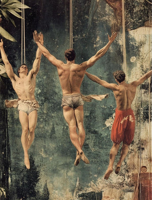 Collage Soup Men Gone Wild (eBook) Artistic Celebration of Masculinity for Collage & Journals – 70 Pages