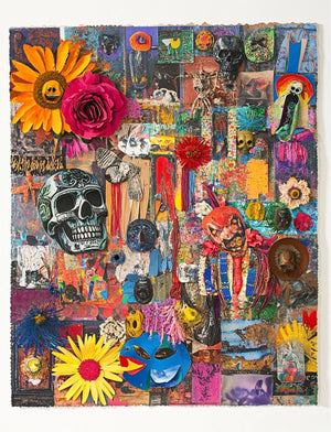 Collage Soup Milagro – Paperback | 70 Pages of Latin American Folk Art Collage Papers & Sacred Symbols