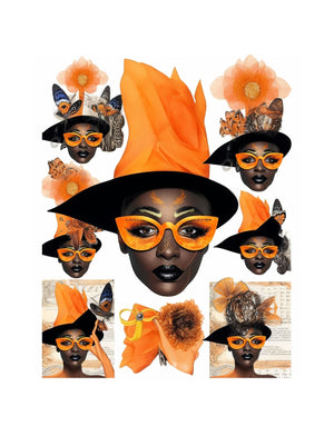 Collage Soup Monster Mash – Collage Book (Paperback) | 80 Pages of Vampires, Witches & Ghouls for Journals & Mixed Media