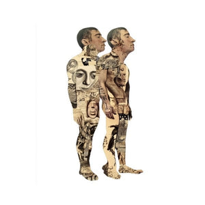 Collage Soup Mystical Twins Paper Bites: 12 Quirky Pre-Cut Designs for Artistic Creations & Crafting Fun 110 lb. Paper