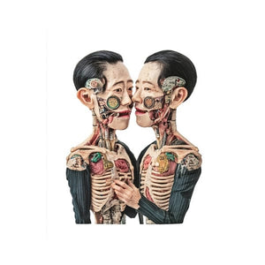 Collage Soup Mystical Twins Paper Bites: 12 Quirky Pre-Cut Designs for Artistic Creations & Crafting Fun 110 lb. Paper