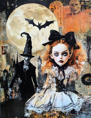 Collage Soup Not A Fairytale – Alice’s Version (eBook) | Dark Halloween Collage Collection Inspired by Wonderland
