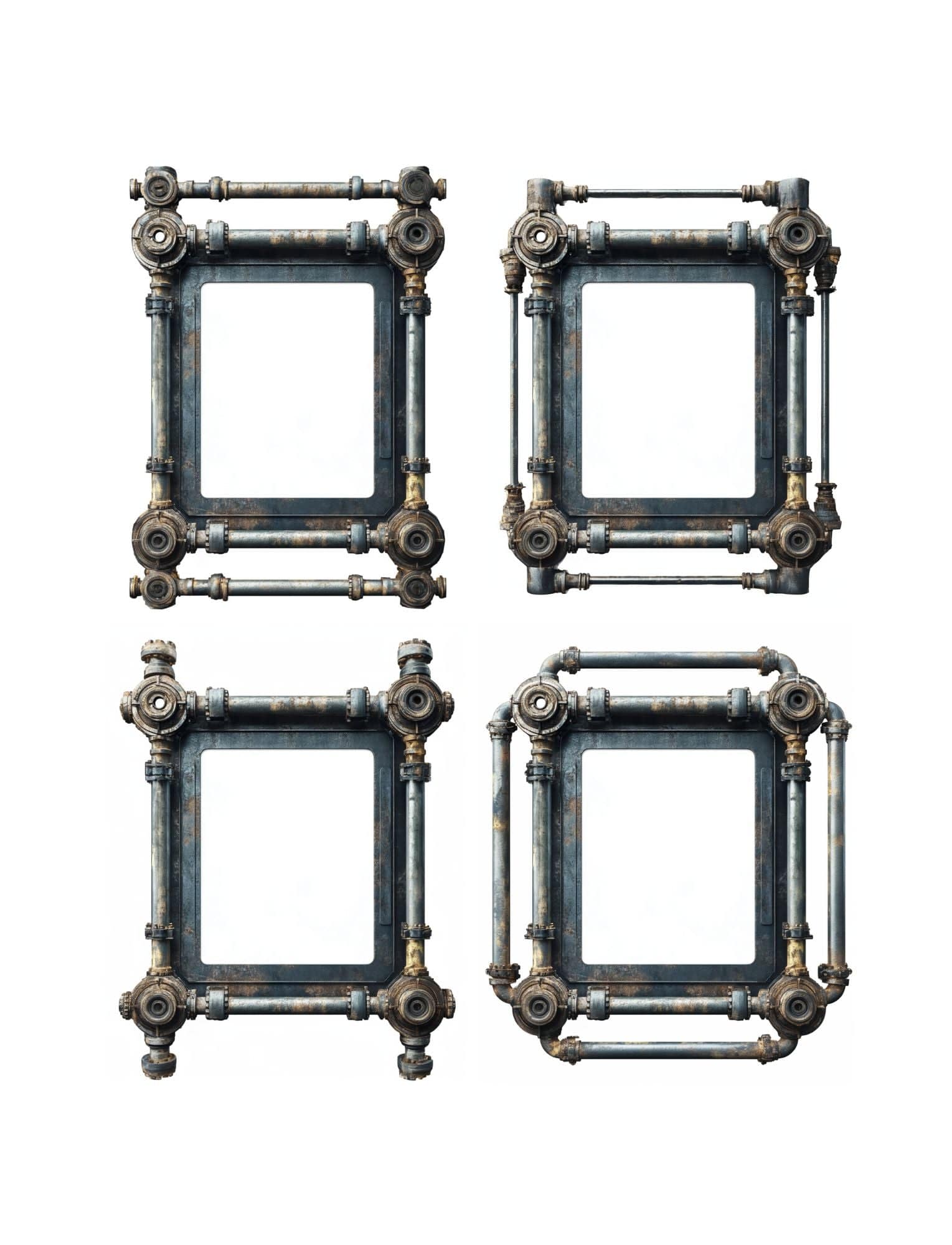 Collage Soup On the Edge eBook with frames & borders