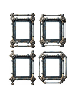 Collage Soup On the Edge eBook with frames & borders