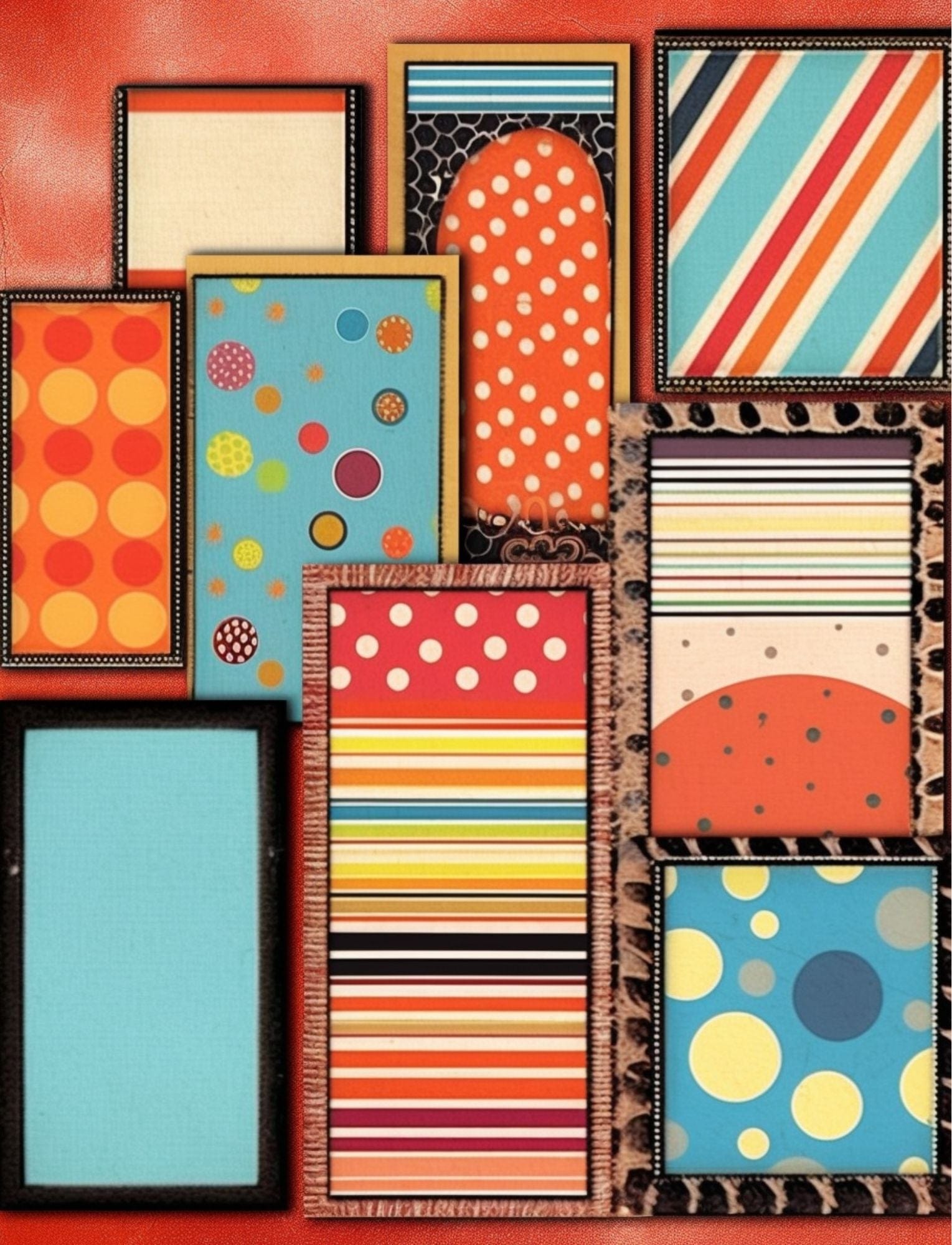 Collage Soup On the Edge eBook with frames & borders