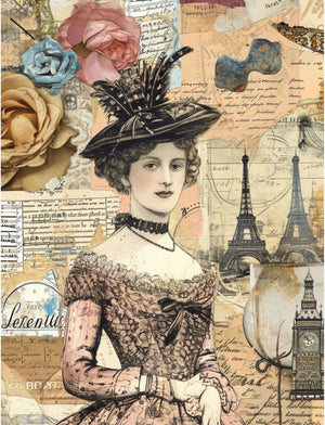 Collage Soup Ooo, La, La...a French inspired eBook