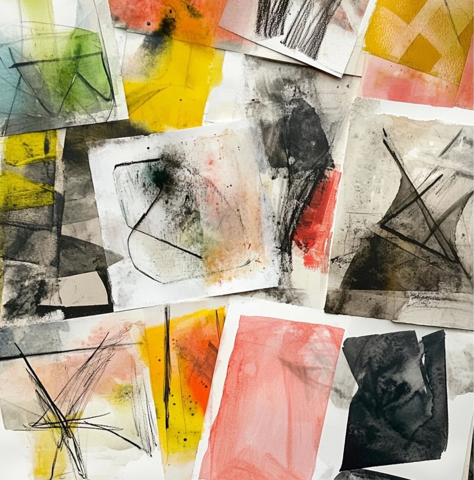 Collage Soup Orimazing: Double-Sided Origami & Collage Paper Collection 80 Pages: Perfect for Origami, Mixed Media Art & Journal Making – Double-Sided Abstract & Pastel Papers