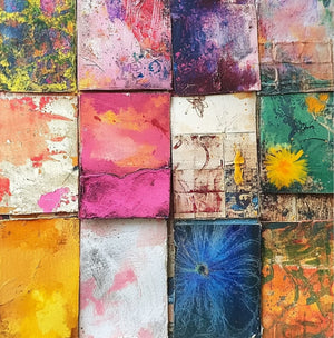 Collage Soup Orimazing: Double-Sided Origami & Collage Paper Collection 80 Pages: Perfect for Origami, Mixed Media Art & Journal Making – Double-Sided Abstract & Pastel Papers