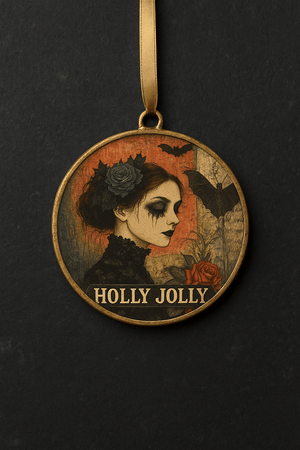 Collage Soup Project #1055 – Unholiday Ornament Soirée | Dark Holiday Art Box with Collage Book & Mixed Media Supplies