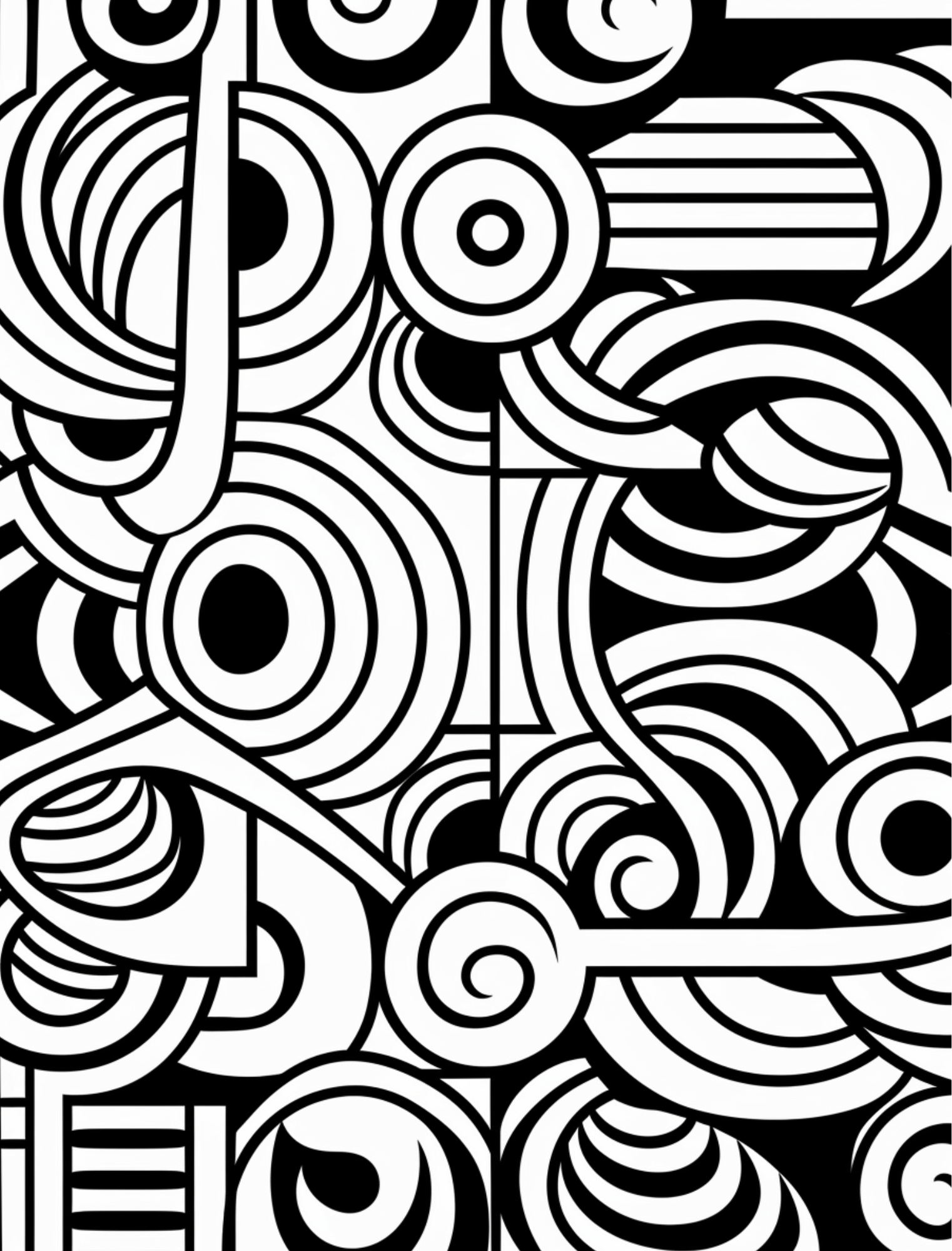 Collage Soup Quirvoxen Imaginary Art – 75+ Pages of Abstract Coloring & Mixed Media