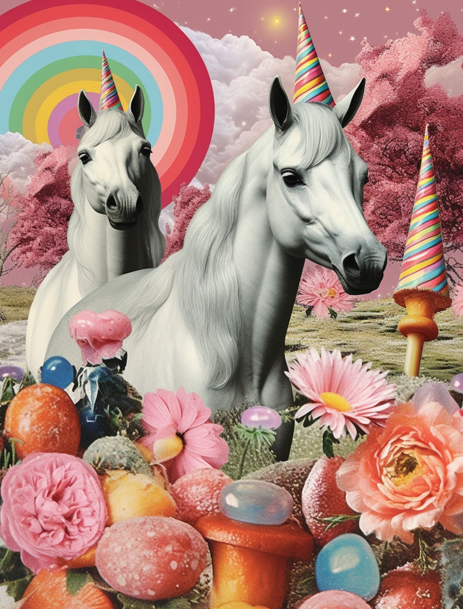 Collage Soup Roundtable Fables: An Arthurian Collage Journey