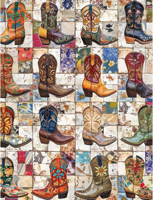 Collage Soup Saddle Up: A 70-Page Western-Themed Collage eBook