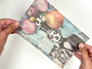 Collage Soup Scrap Pack – Eclectica: Translucent Collage Paper Set (50 Pieces)