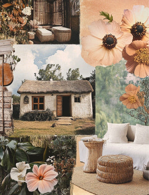 Collage Soup Shrooms & Blooms: A Whimsical Cottagecore Journey of Nature and Magic
