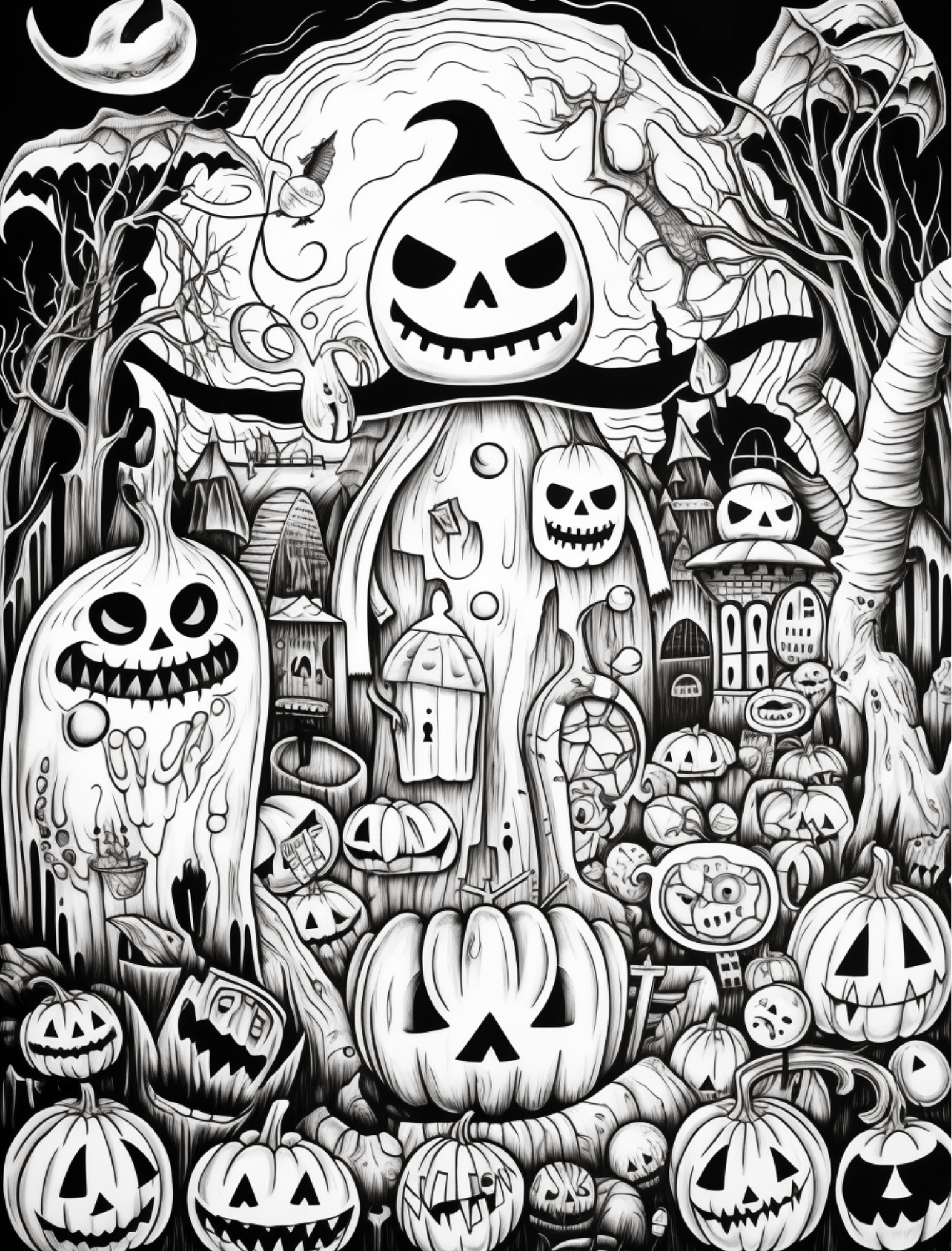 Collage Soup Smell My Feet: Halloween Special – 75+ Pages of Spooky Coloring & Collage Fun