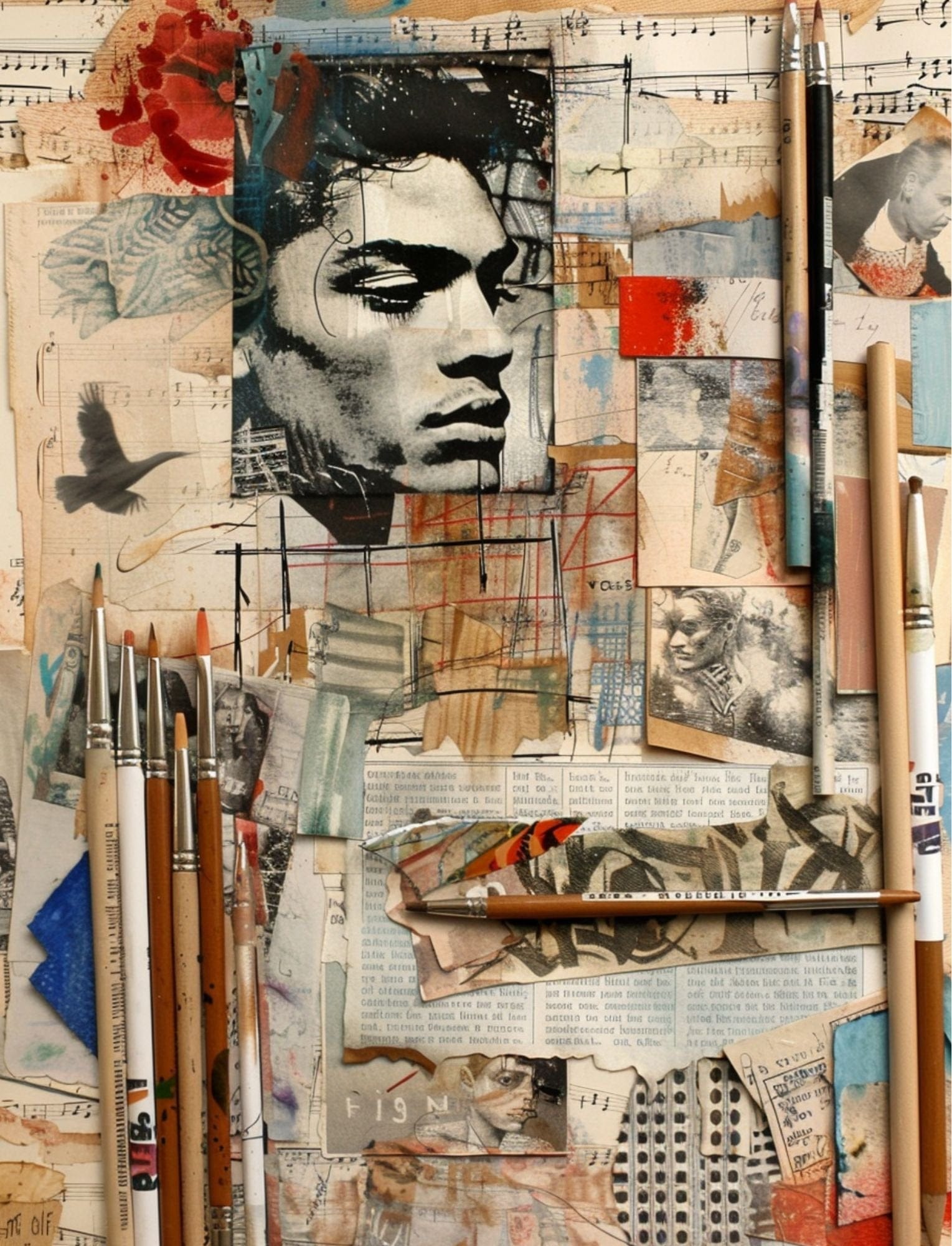 Collage Soup Snarky Malarkey: A Nostalgic & Quirky Collage Experience
