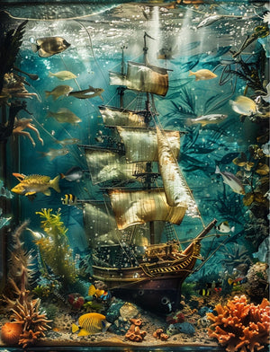 Collage Soup Something’s Fishy: A Whimsical Underwater Collage Collection