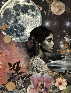 Collage Soup Starlight Sisters: A 70-Page Printable eBook of Mystical Collage Images